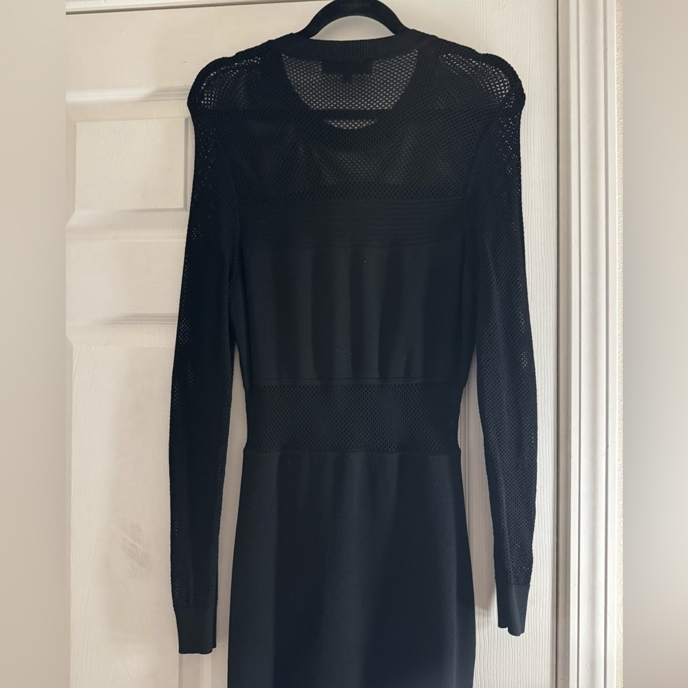 RACHEL Rachel Roy Black Mesh Knit